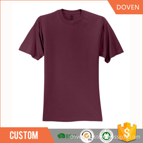 Custom pantone color blank mens short sleeve shirts